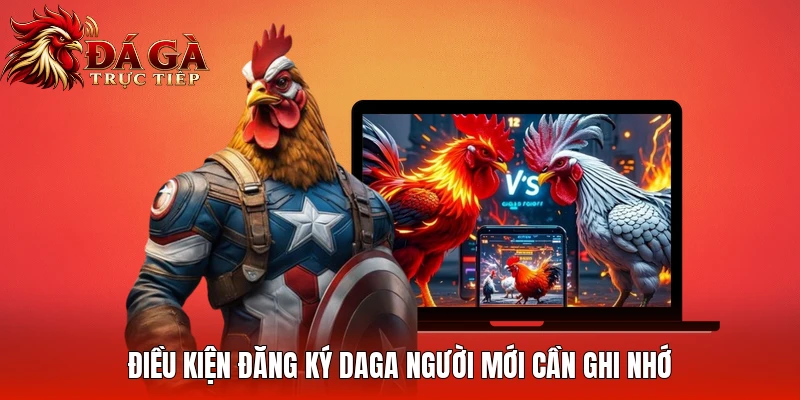 Điều kiện đăng ký Daga người mới cần ghi nhớ