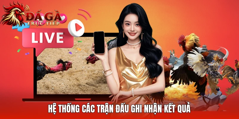 Hệ thống các trận đấu ghi nhận kết quả