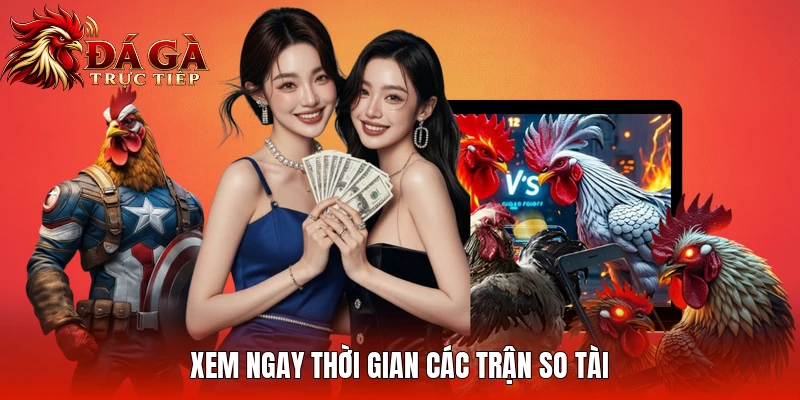 Xem ngay thời gian các trận so tài
